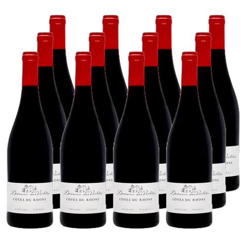 Case of 12 Les Violettes Cotes du Rhone 75cl Red Wine